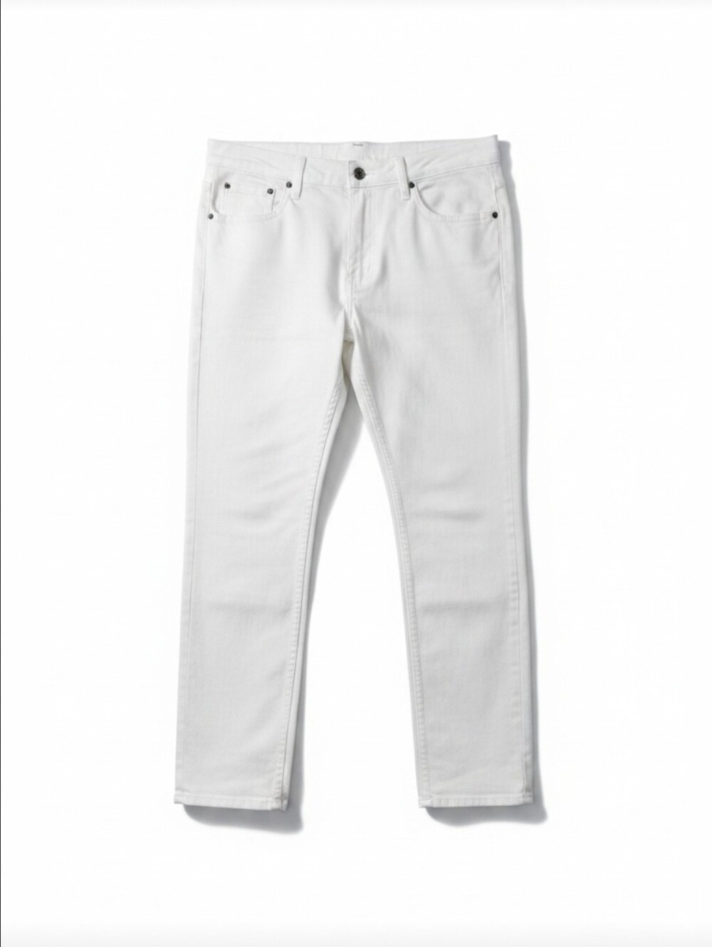 Pull & Bear Slim Fit White Denim Jeans | Men’s Size 38
